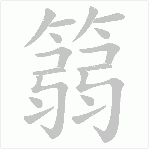 篛的笔顺动画演示