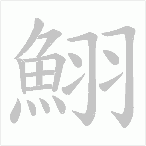 鮙的笔顺动画演示